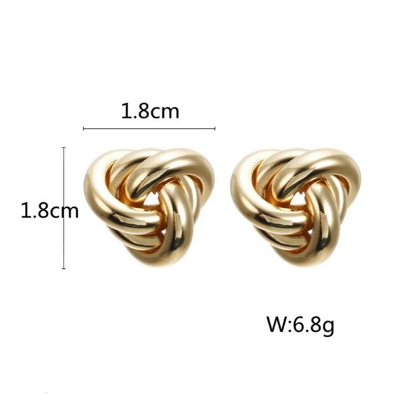 Earrings Women Triangle Geometric Bohemian Hoop Drop Cute Trendy Jewelry - Picture 3 of 3